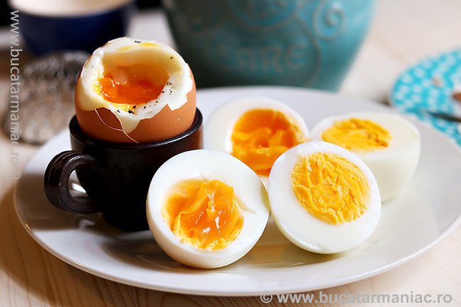 Câte calorii are un ou fiert tare. Dar unul moale