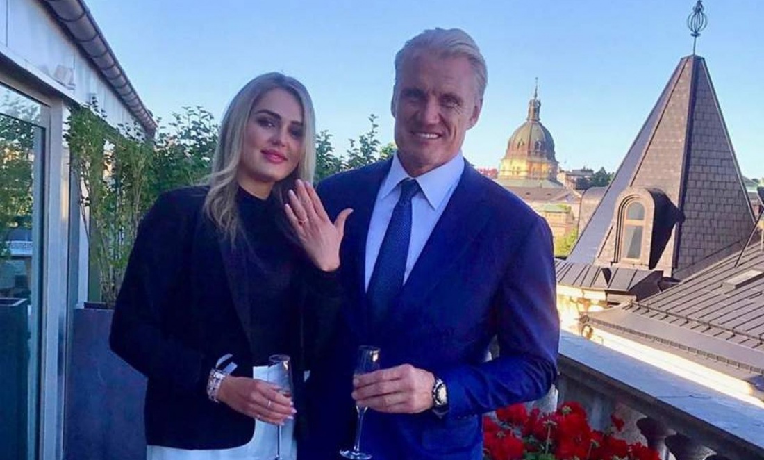 Celebrul actor Dolph Lundgren s-a logodit cu o femeie mai tânără decât el cu 38 de ani