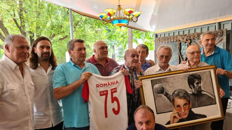 Cristian Gațu, sărbătorit de colegi, la 75 de ani. Cel mai bun handbalist din lume, în 1974