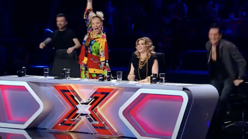 Delia, Ristei și Loredana, în lacrimi. Cine sunt italienii mai talentați ca jurații X Factor care i-au făcut să plângă. VIDEO