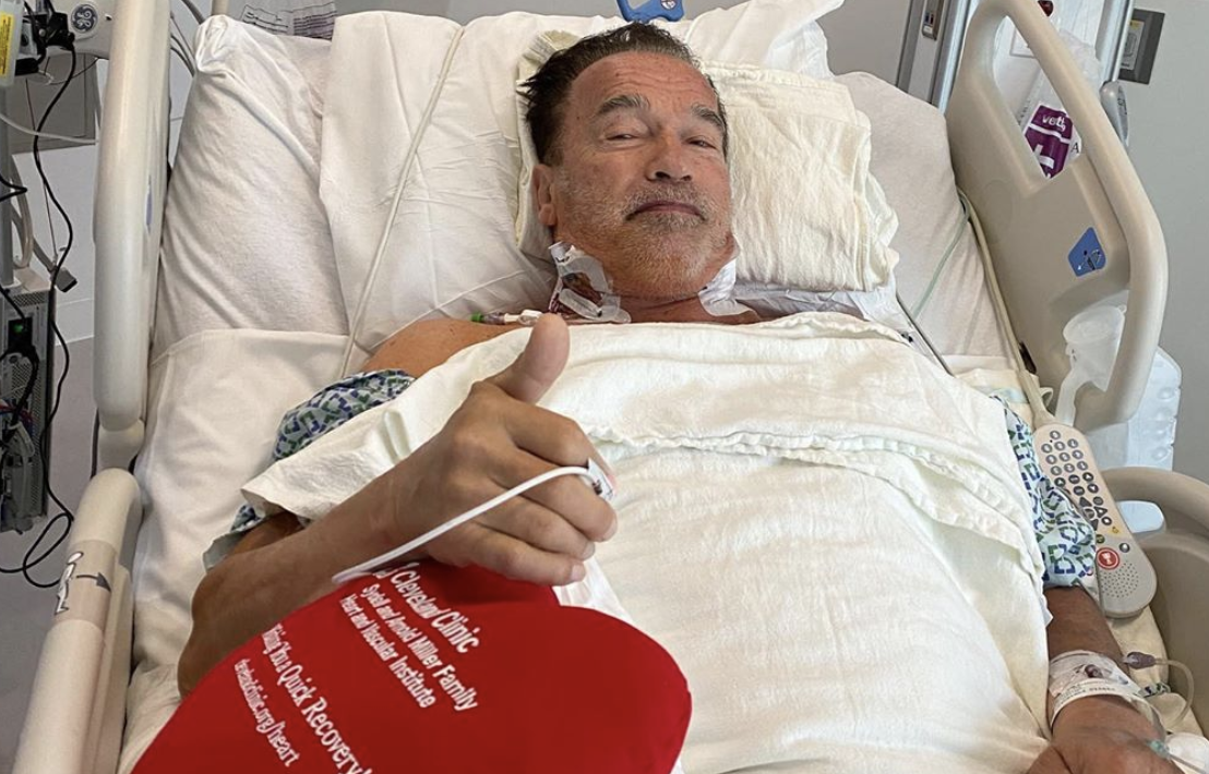 Schwarzenegger, pe patul de spital. De ce s-a „umblat” la inimă