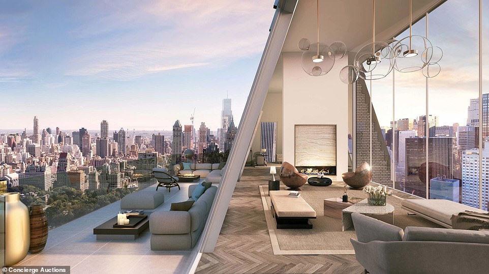 Un penthouse din Manhattan de 40 de milioane de dolari, scos la licitație. Cum arată?