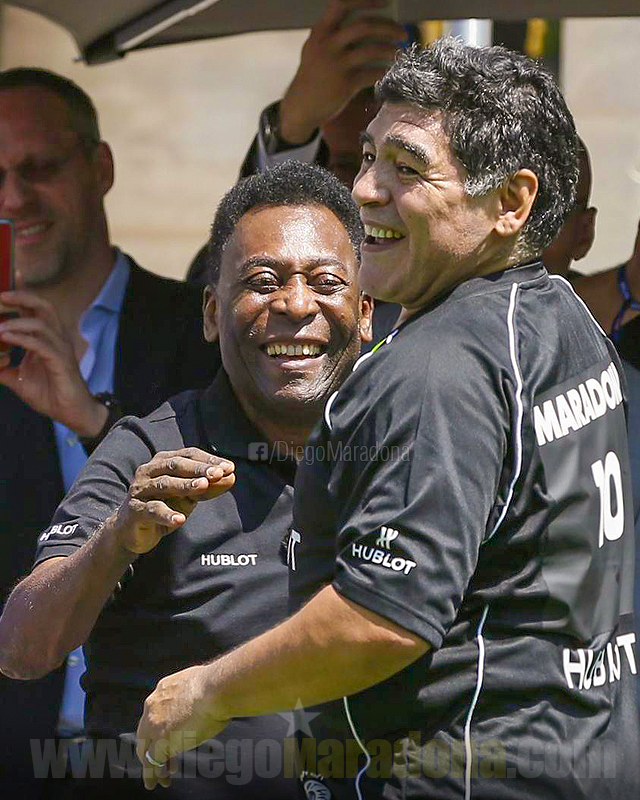 Maradona și marele premiu împărțit cu Pele