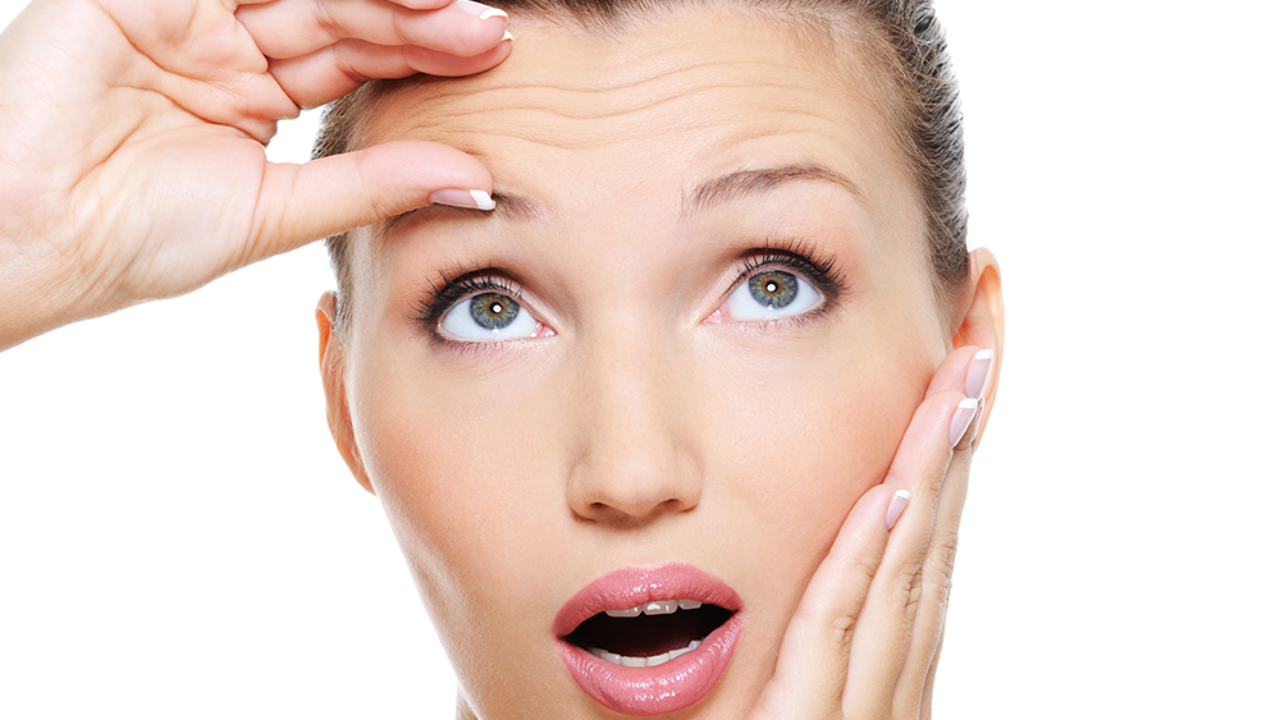 elimina ridurile de pe frunte botox