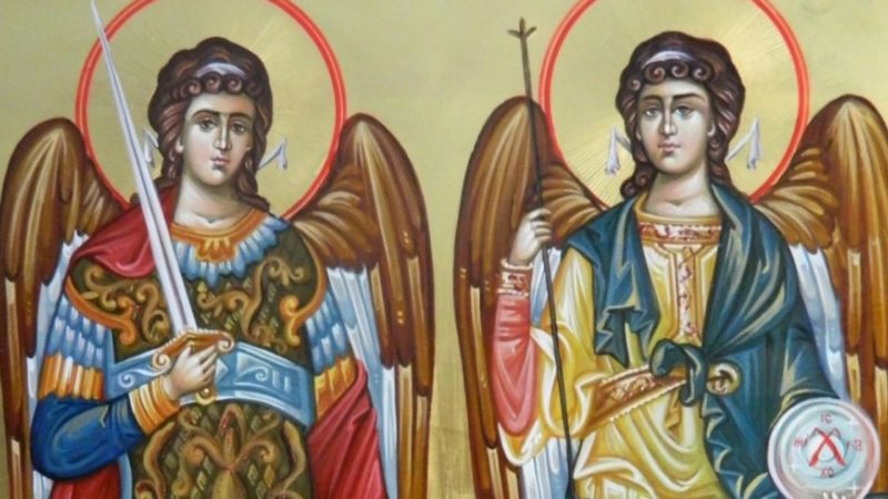 Sfinţii Arhangheli Mihail si Gavril, păzitorii oamenilor de la naştere şi până la moarte