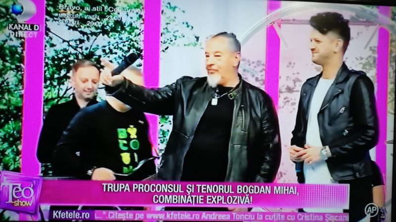 Tenorul Bogdan Mihai, combinație explozivă, cu Bodo și Pro Consul. Ce au cântat la Teo Show