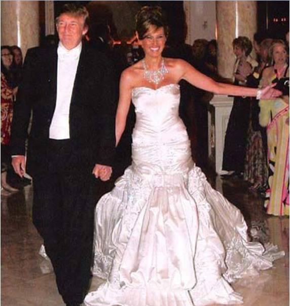 Cum arătau Melania și Trump la nuntă