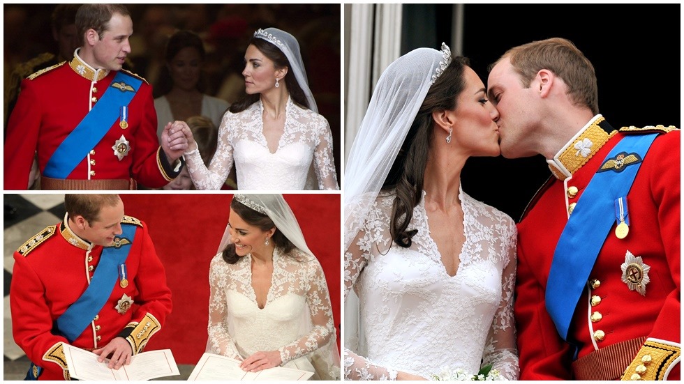 Tortul de la nunta prințului William și Kate Middleton a dărâmat o ușă în Palatul Buckingham. Replica spumoasă a reginei Elisabeta