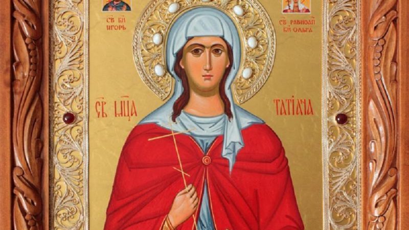 Sfânta Muceniță Tatiana, supusă la chinuri cumplite pentru credința ei