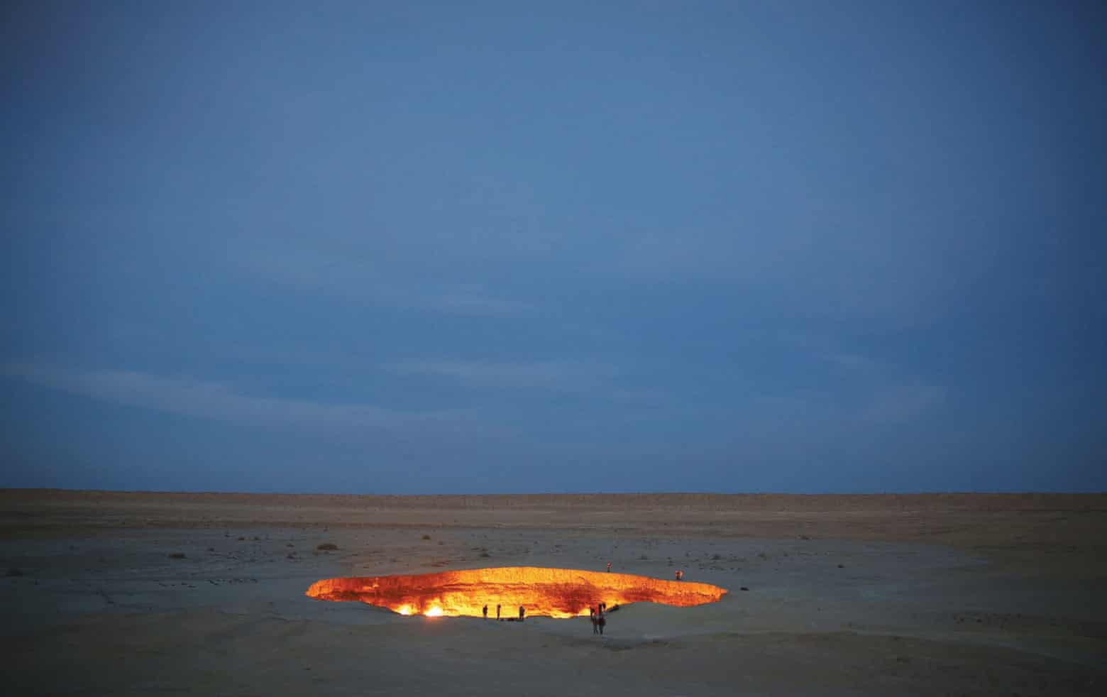 Poarta iadului din deșert. Imagini șocante