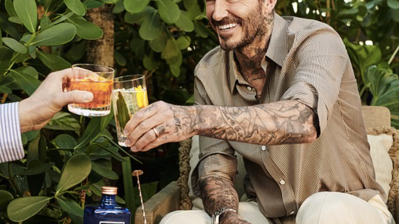 David Beckham s-a apucat de băut