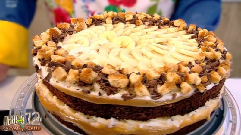 Tort Banoffee – Rețeta lui Vlăduț, special pentru o zi de sărbătoare