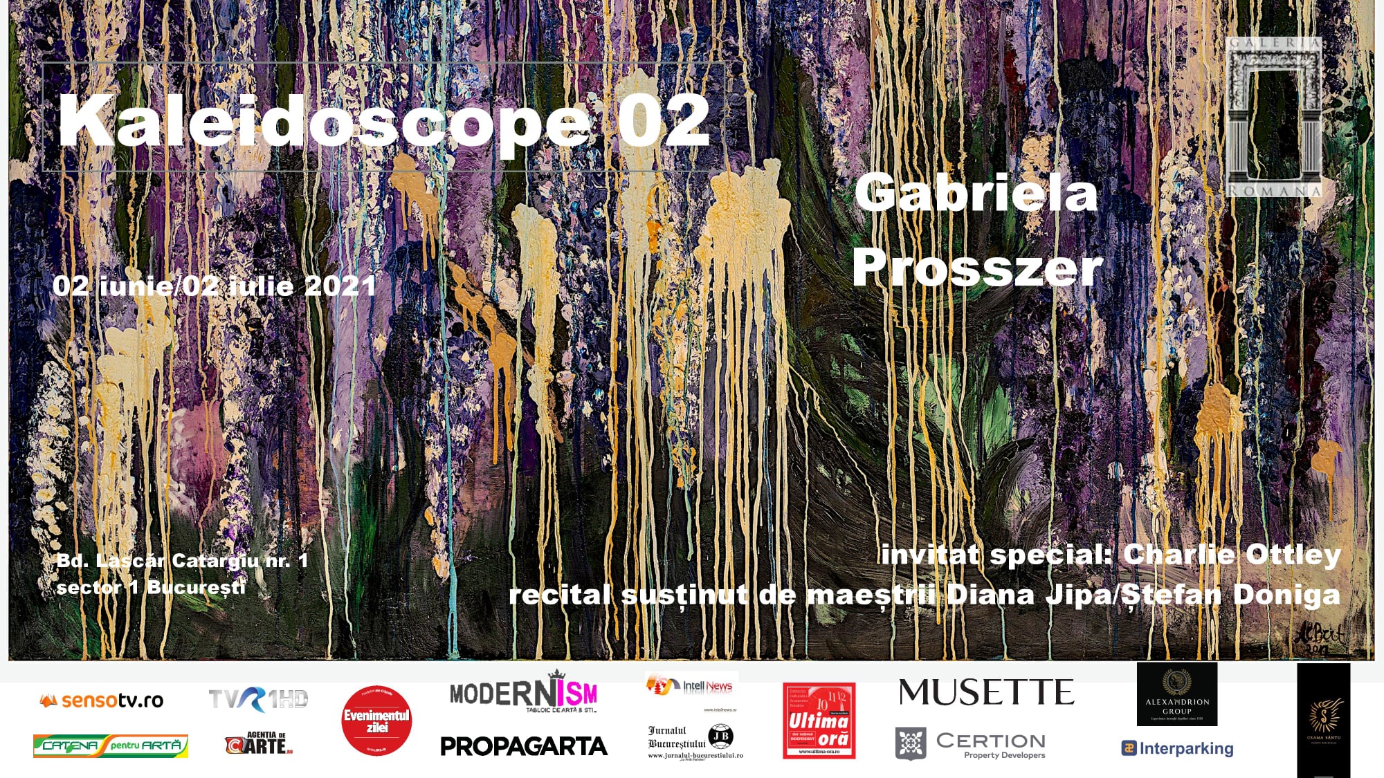 Invitație la Galeria Romană. Se deschide expoziția de pictură Kaleidoscope – Gabriela Prosszer