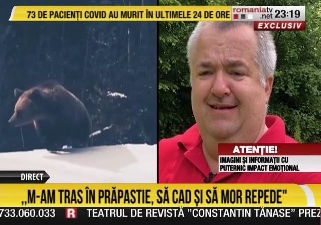Omul atacat de urs: „, Ochiul stâng aproape mi l-a scos din cap. În 2020, urșii au omorât 20 de oameni”