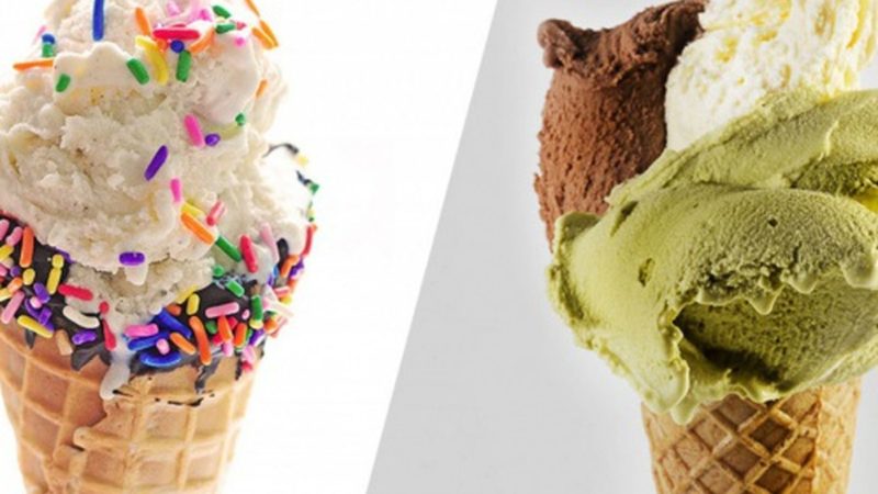 Înghețată sau gelato. Două ispite dulci pe timp de caniculă. Care desert e mai sănătos