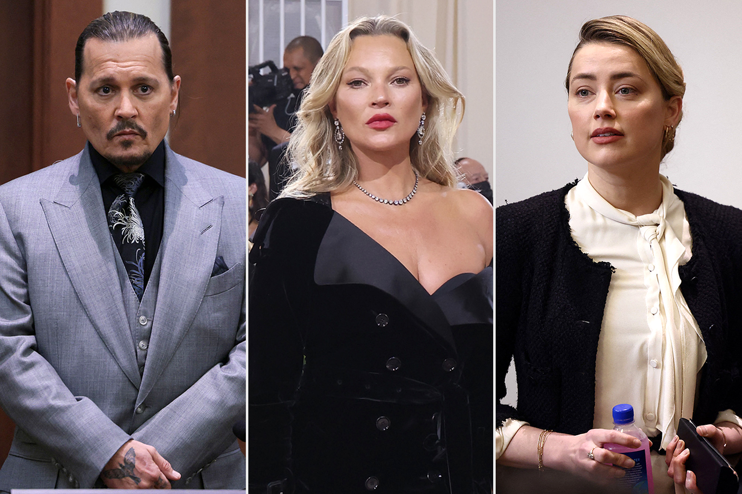 Războiul divelor în procesul lui Johnny Depp. Kate Moss o pune la punct pe Amber Heard