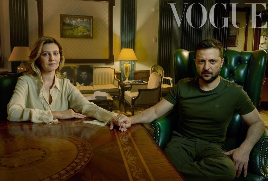 Scandal în jurul fotografiilor soților Zelensky din revista Vogue. Pictorialul, realizat de cea mai cunoscută fotografă de modă din toate timpurile