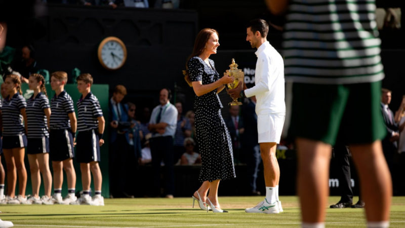Ducesa Kate, admirată de toți pentru frumusețea ei la Wimbledon, a transmis un mesaj soției lui Djokovic