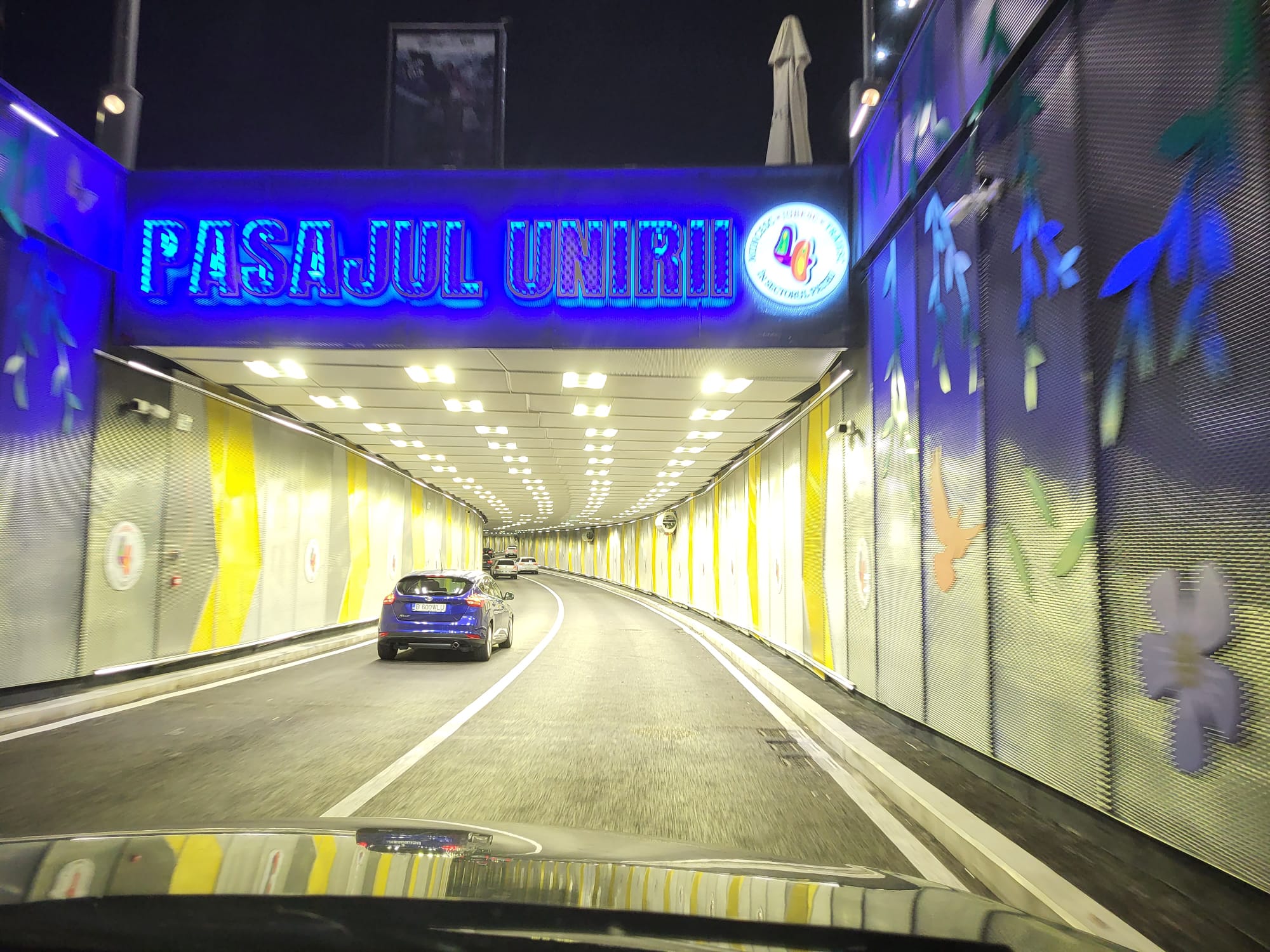 Pasajul Unirea din Capitală a devenit cel mai tehnologizat și modern tunel rutier din România