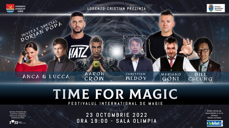 Dorian Popa va levita la primul festival internațional de magie din România