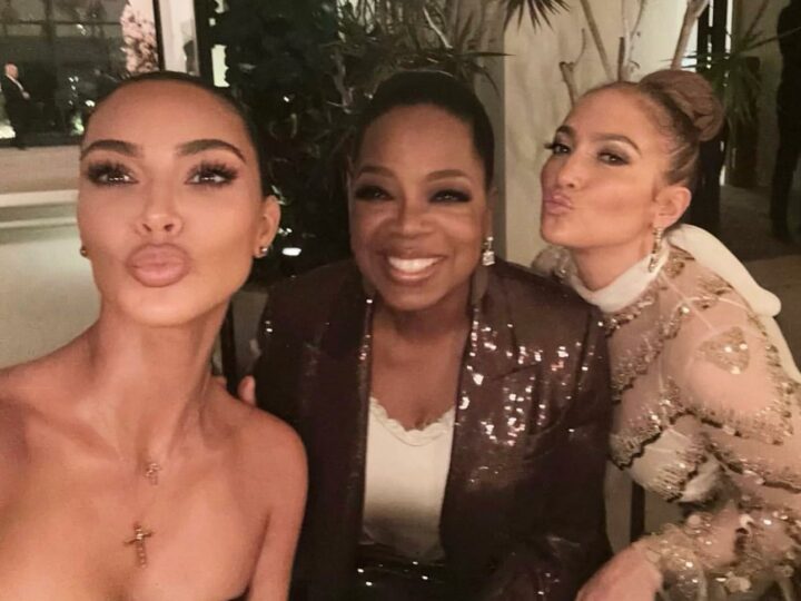 Selfie-ul momentului. Oprah, Kim Kardashian și Jennifer Lopez reunite de prietena lor cea mai bună: o româncă – Exclusiv