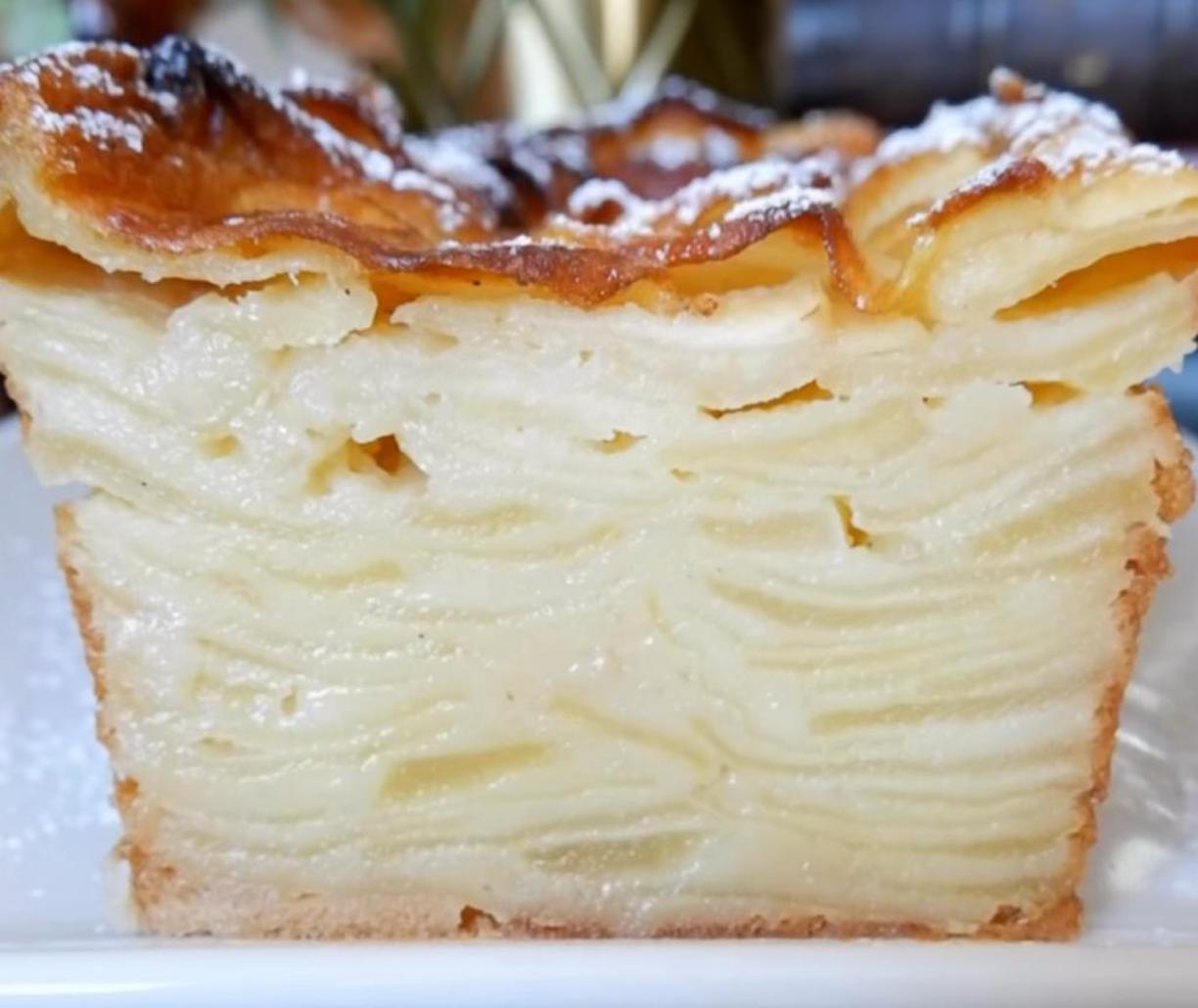 Tortul de duminică, un tort de mere invizibil