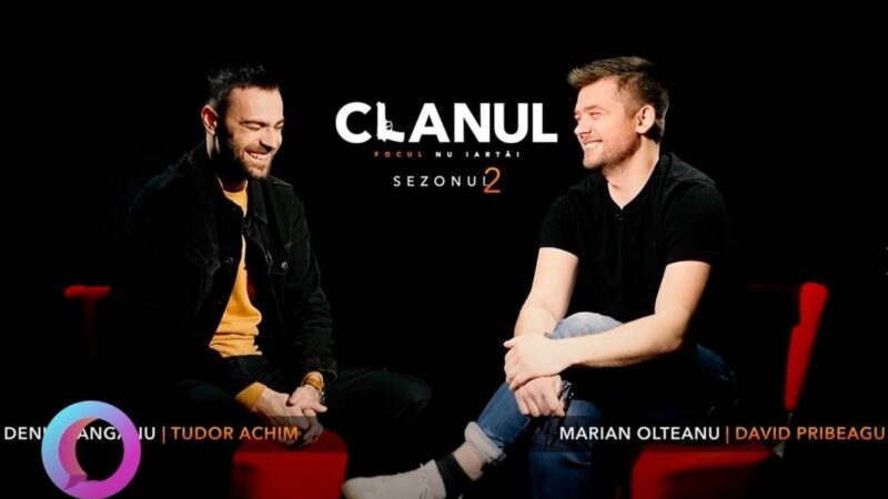 Actorii din Clanul – Denis Hanganu și Marian Olteanu, luați la întrebări într-un mini interviu. Diseară, personaj nou în serial