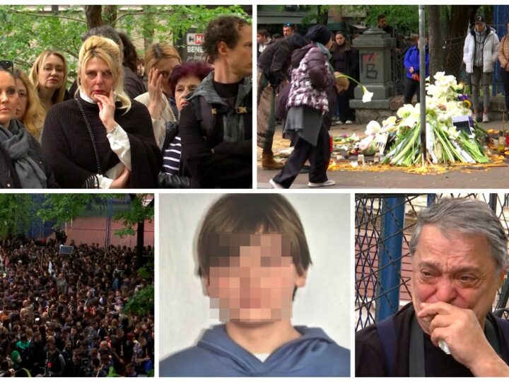 Nici măcar propria mamă nu-l poate ierta pe elevul criminal din Serbia. Femeia se alătură sârbilor ieșiți în stradă, la protest