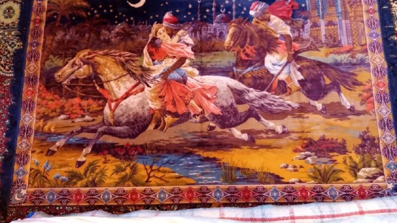 Care este povestea celebrei carpete Răpirea din Serai. Câți dintre voi ați avut-o pe perete?