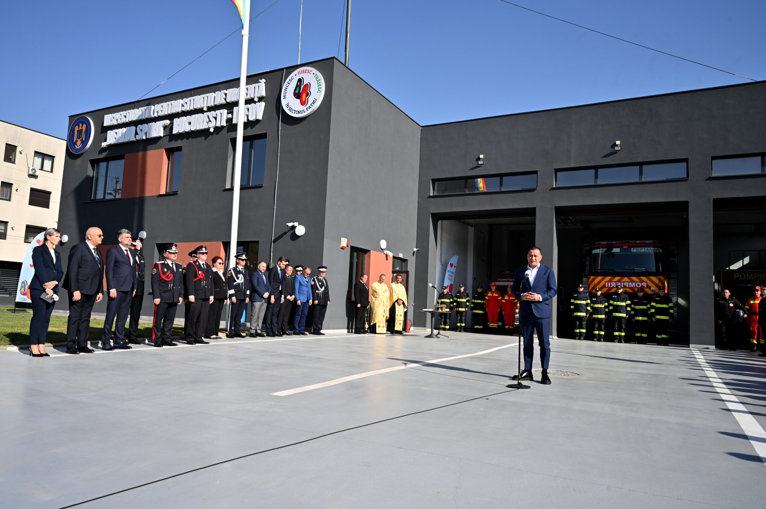 Singura unitate de pompieri, construită în ultimii 33 de ani, s-a deschis azi în Sectorul 4