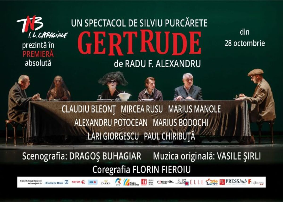Regizorul Silviu Purcărete montează, în premieră absolută, piesa „Gertrude”