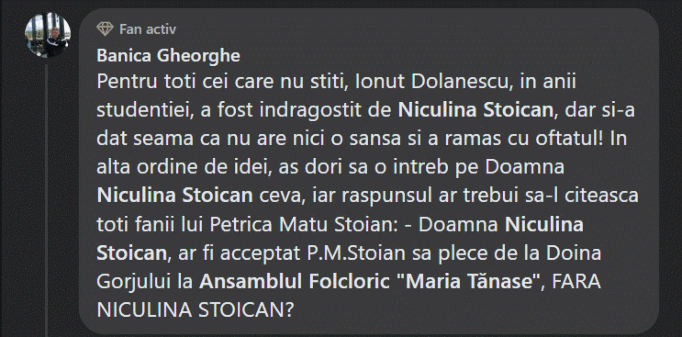 Niculina Stoican si Ionut Dolanescu