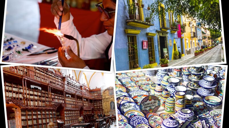 Primul oraș „perfect” din Americi. Doar la Puebla se găsește celebra ceramică Talavera. Și cel mai mic vulcan