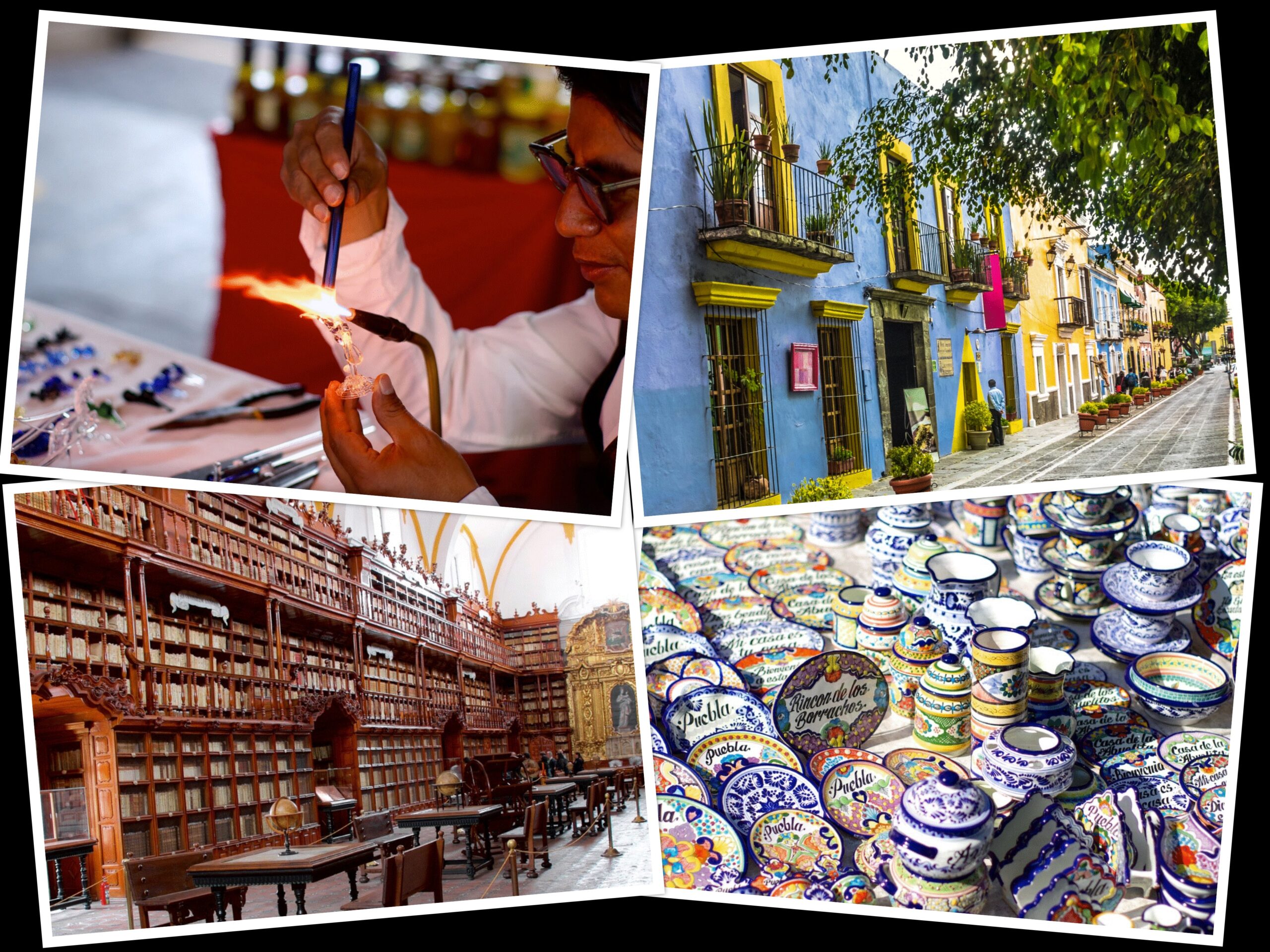 Primul oraș „perfect” din Americi. Doar la Puebla se găsește celebra ceramică Talavera. Și cel mai mic vulcan