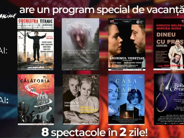 Program special la Teatrul Național din București, de 1 și 2 mai. Copiii au și ei spectacole pregătite, duminica