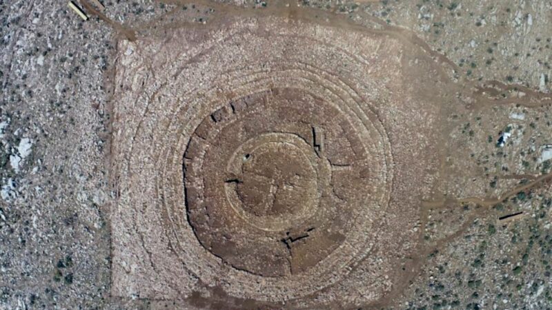 Misterioasa structură circulară descoperită în Grecia îi uimește pe arheologi. E unică, a spus ministerul elen