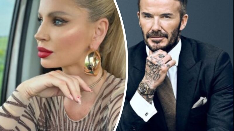 Legătura neștiută dintre Andreea Bănică și David Beckham. Nu v-ați fi așteptat