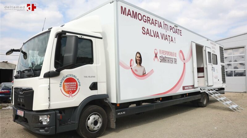 Deltamed a livrat al doilea mamograf mobil din țară. Mii de femei vor beneficia de servicii de screening mamar