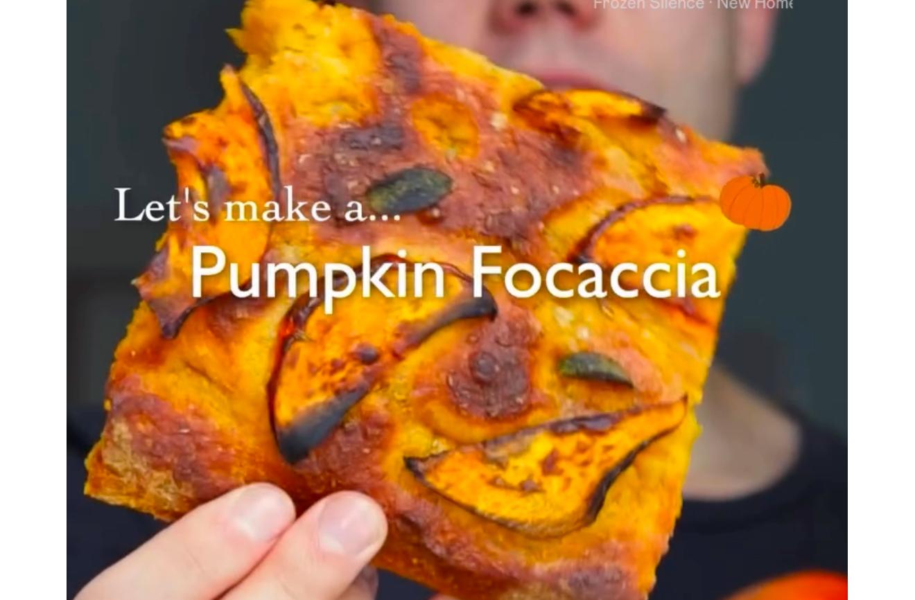 Cum se prepară focaccia de toamnă cu dovleac