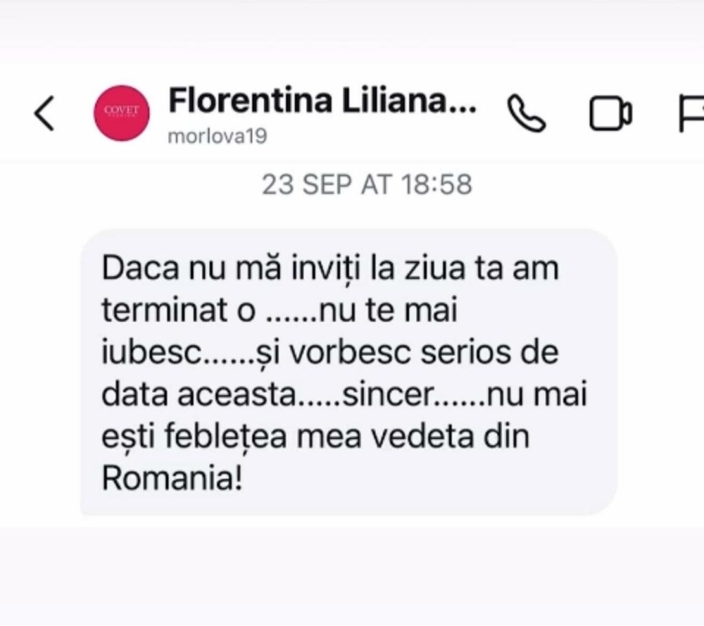 Codin Maticiuc a frânt inima unei vânzătoare de la Kaufland. A arătat schimbul lor de mesaje: „Amenințări, momente urâte...”