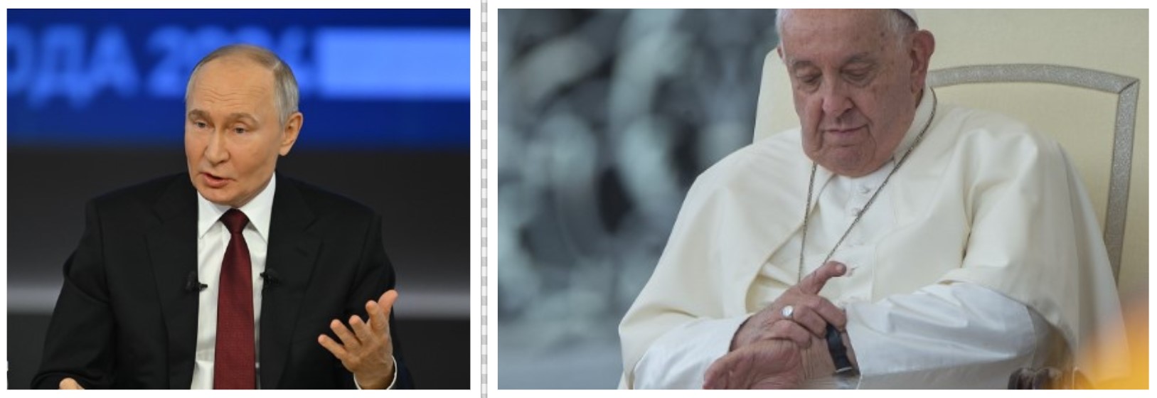 Papa Francisc, pe urmele lui Vladimir Putin? Tot mai multe persoane sunt îngrijorate de starea Suveranului Pontif