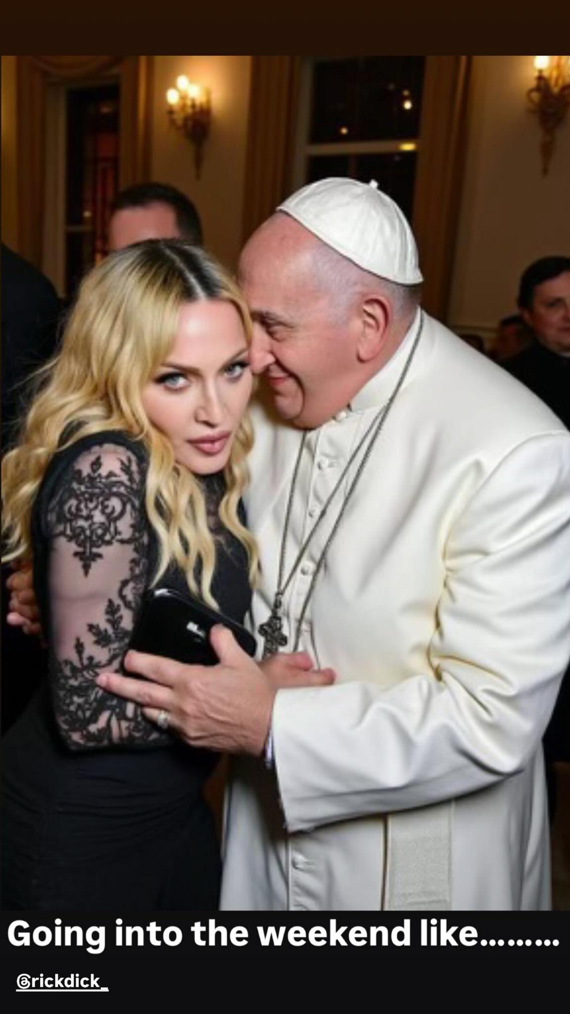 Madonna în mijlocul unui scandal cu Papa. Internauții au reacționat imediat