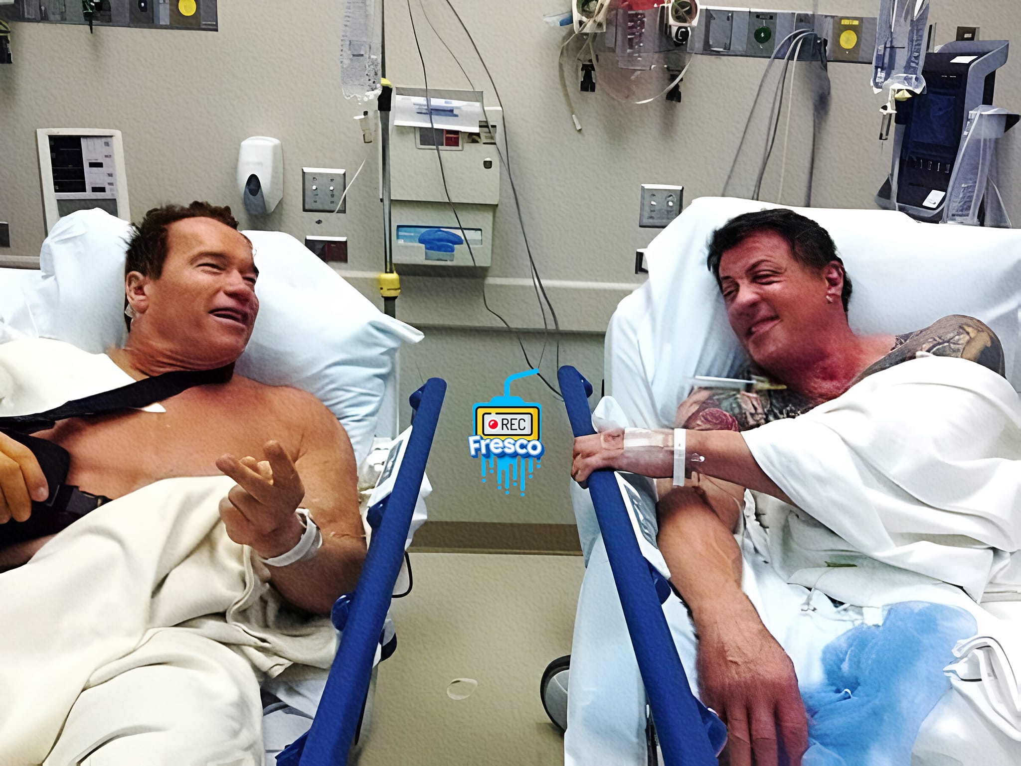 Arnold Schwarzenegger și Sylvester Stallone, legați de o prietenie de viață. Merg împreună chiar și la spital 