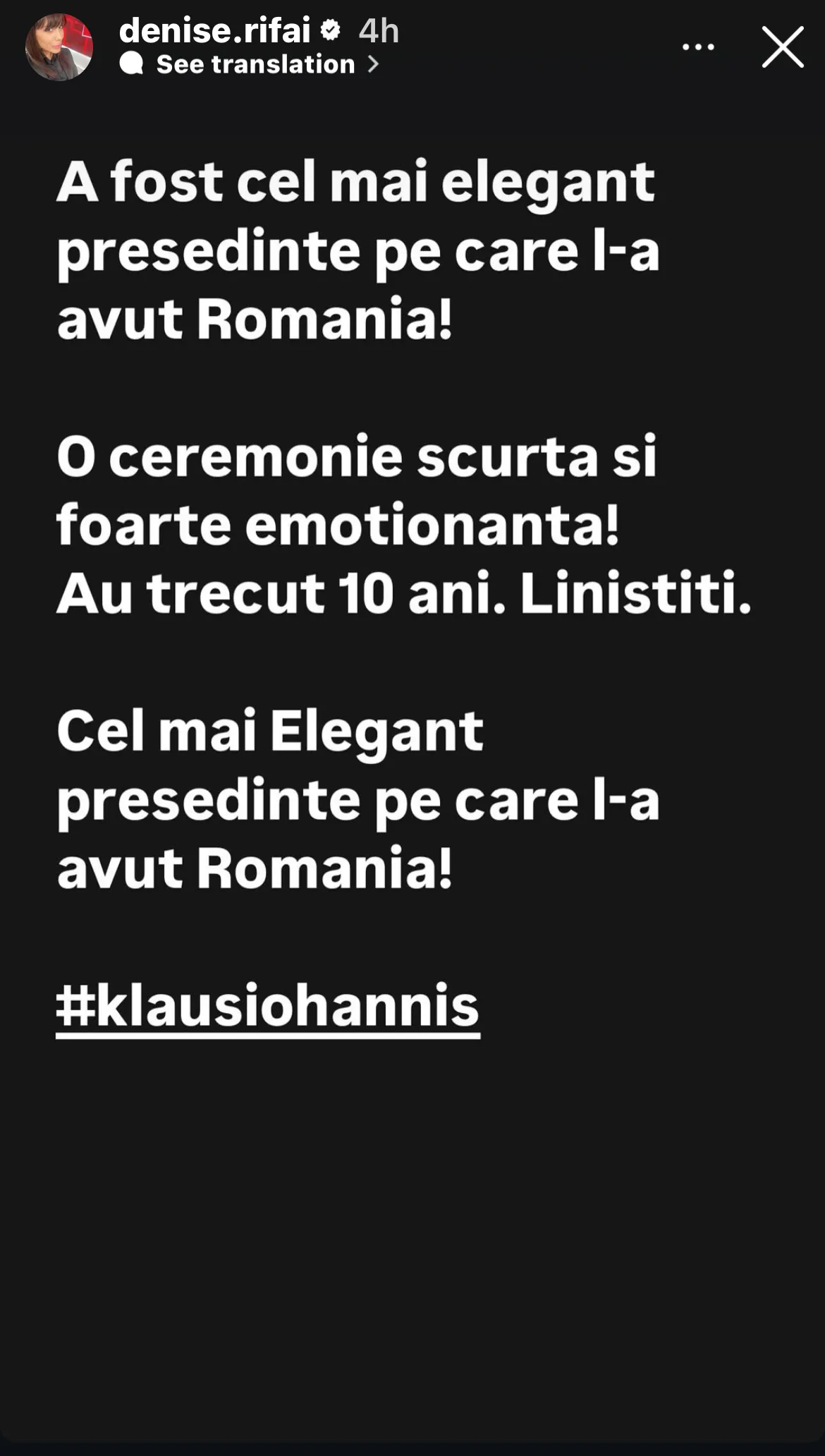 Denise Rifai, reacție incredibilă după demisia lui Iohannis. L-a pus în fruntea unui top important