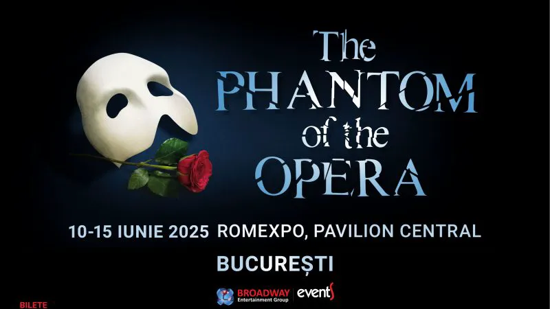 The phantom of the opera, cel mai iubit muzical din lume vine la București. Biletele se vând în timp record!