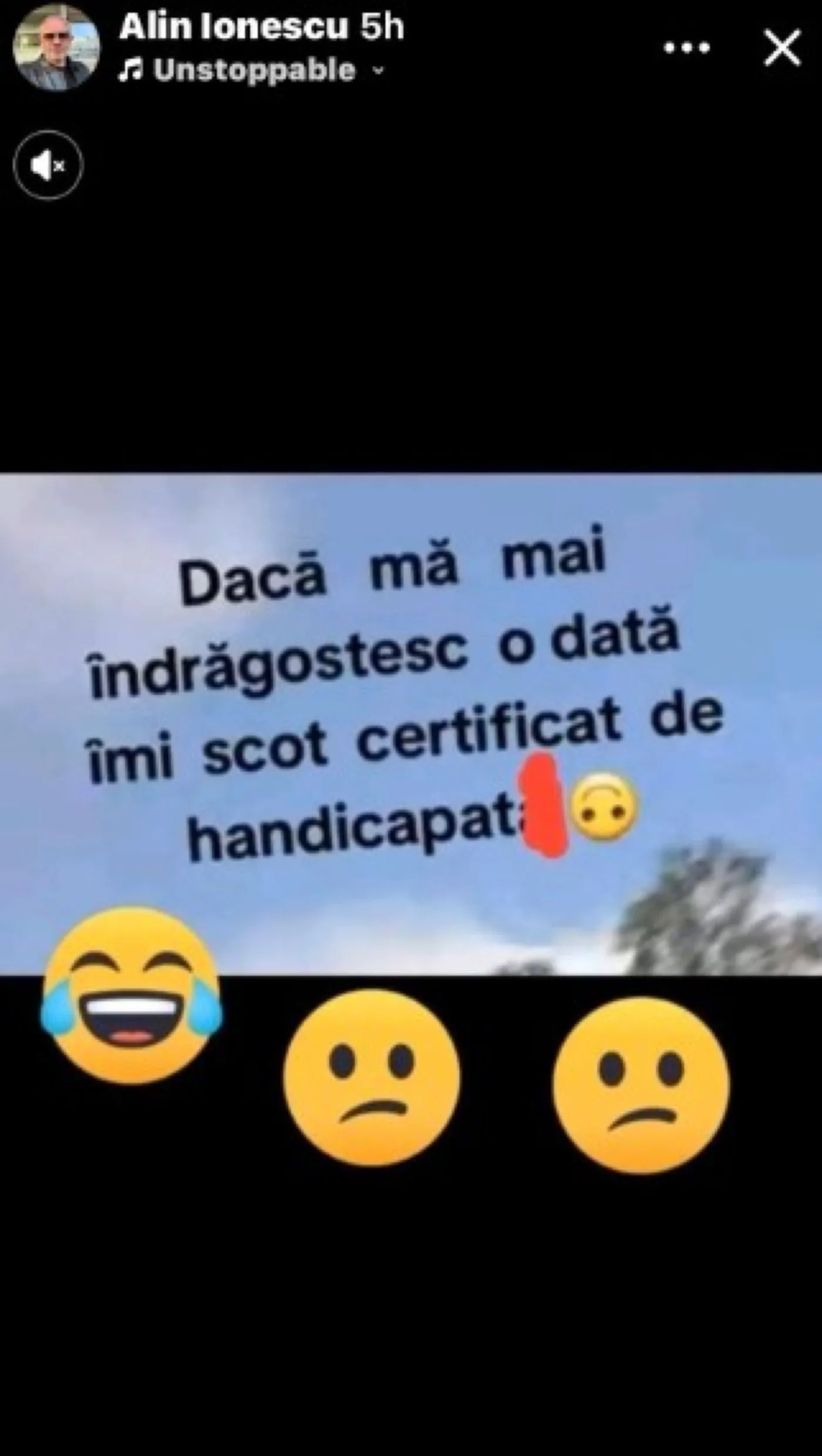 Handicap din iubire. Alin Ionescu, fostul soț al Cristinei Spătar șochează din nou