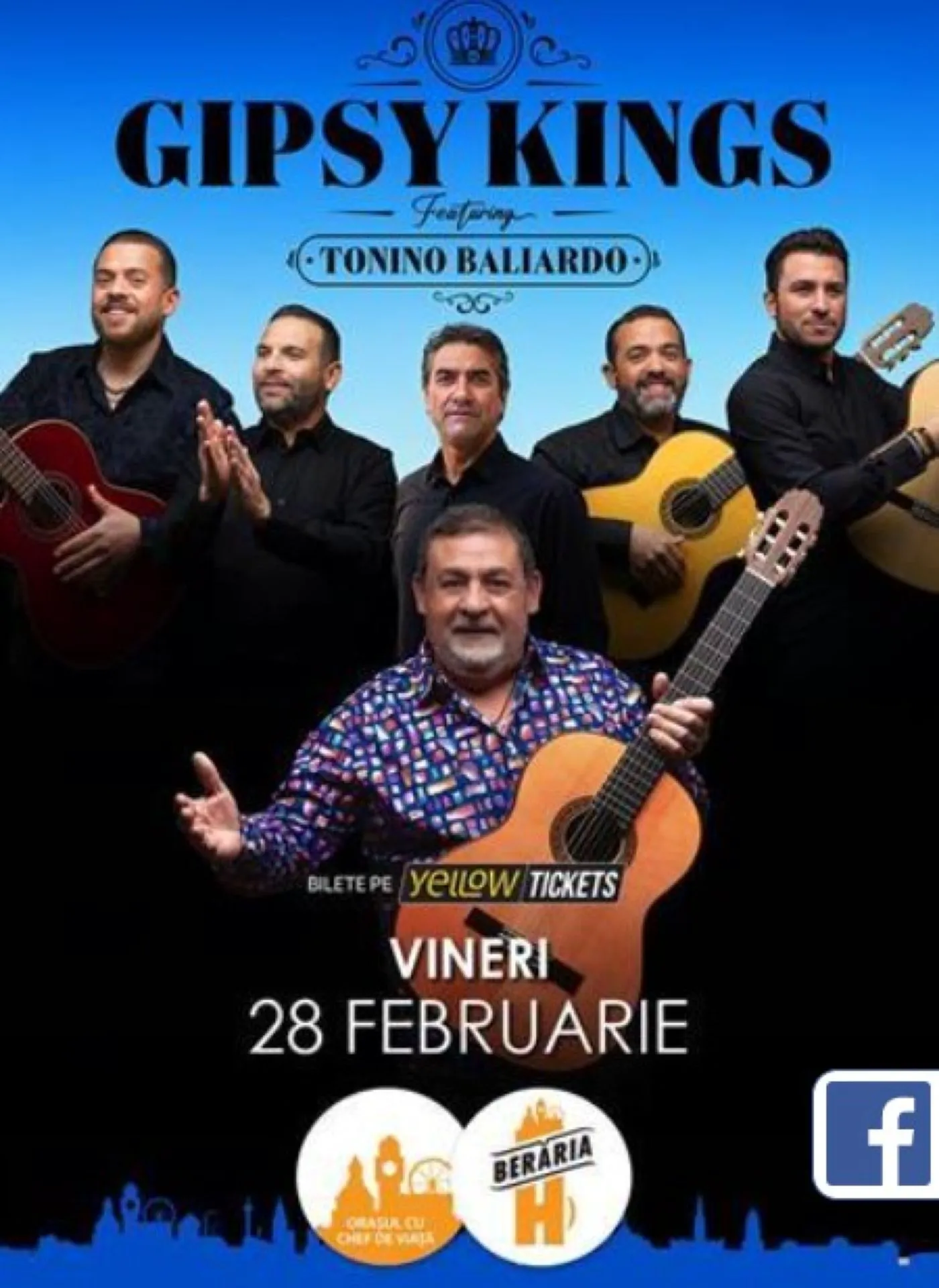 Trupa Gipsy Kings a cântat aseară în Berăria H, cu voie de la Piedone. Ce s-a decis pentru localul în care colcăiau gândacii