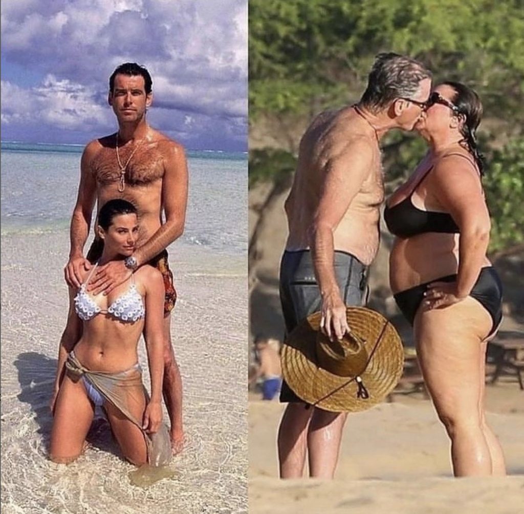 Sătulă de critici, soția lui Pierce Brosnan a luat o decizie. Transformarea femeii este uluitoare