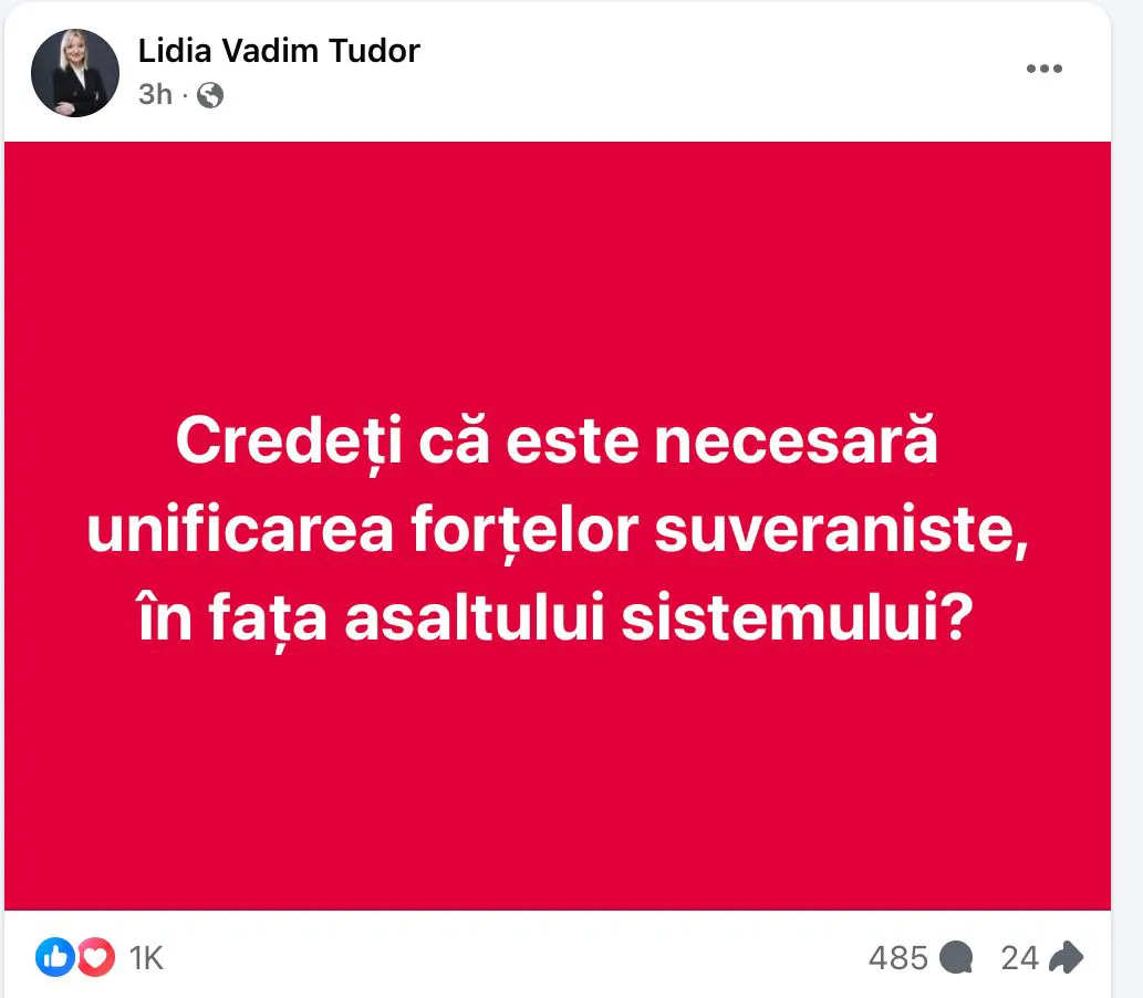 Moștenirea lui Corneliu Vadim Tudor, dusă mai departe. Fiica tribunului, Lidia, nu a uitat lecțiile învățate de la tata 