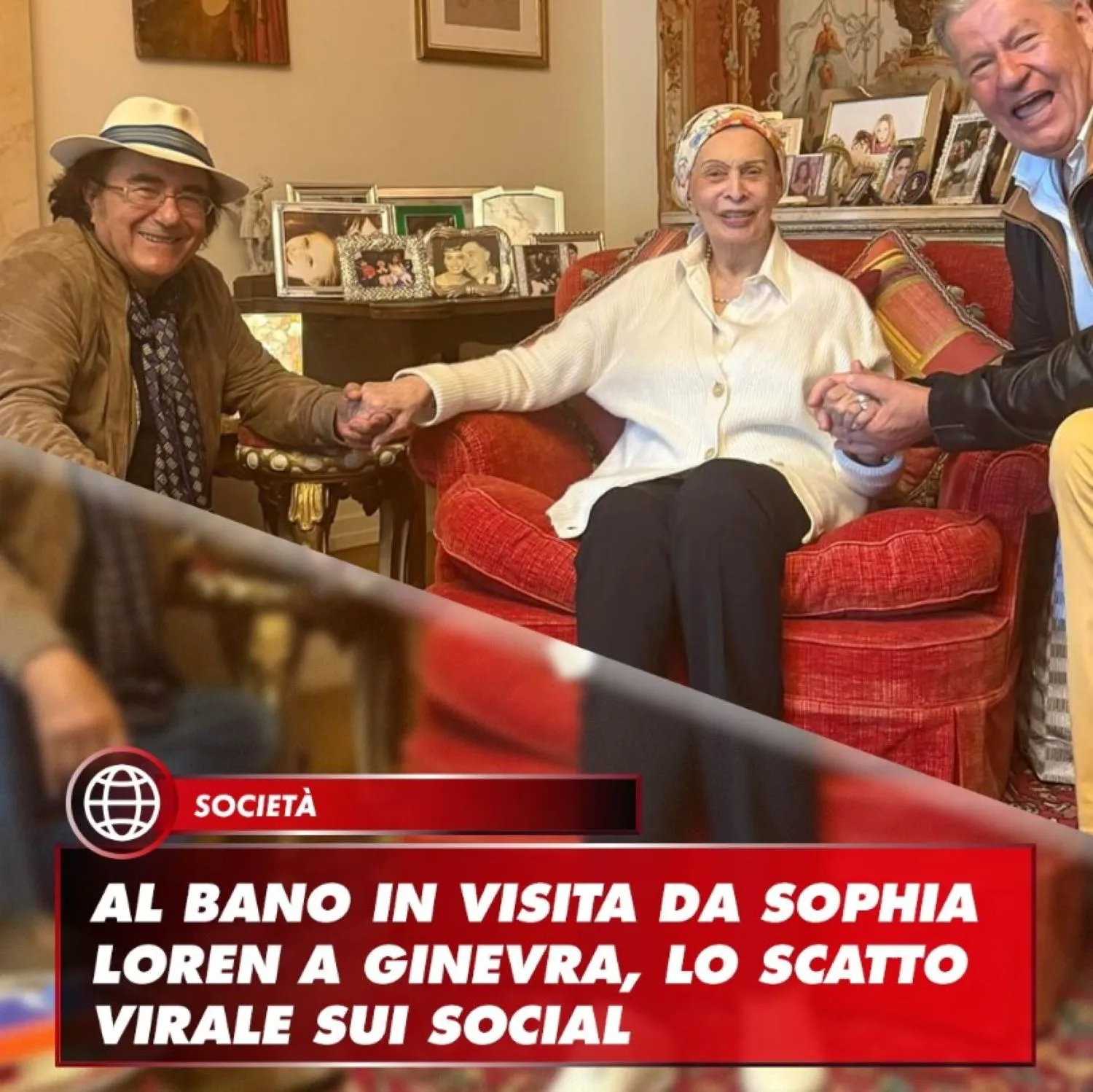 Al Bano și celebra Sophia Loren, întâlnire „magică”. Fotografiile postate l-au înfuriat pe artist. „A fost o trădare față de ea și față de mine” 